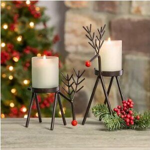 NEW!! Studio 66 Blitzen Set Of 2 Candles with Cranberry Spice